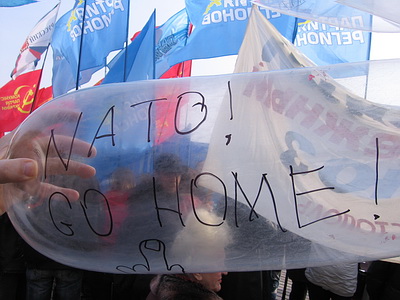 протесты в Севастополе против НАТО