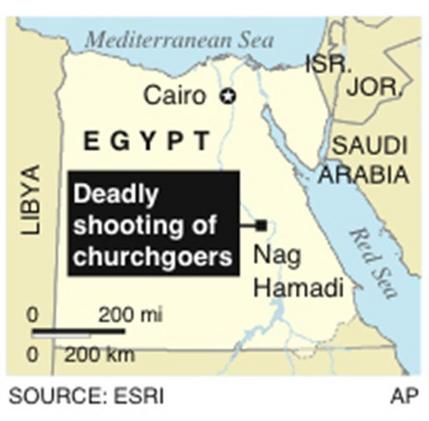 В Египте на Рождество расстреляли христиан 