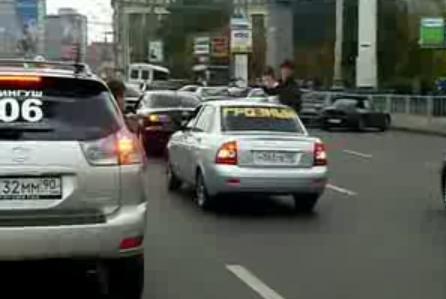 автопробег ингушской и чеченской молодежи по Москве