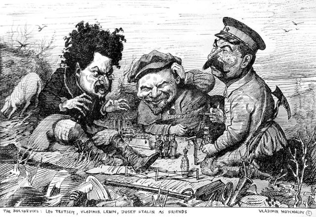 Троцкий, Ленин и Сталин на привале -  Владимир Мочалов
