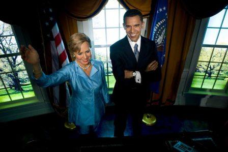 Клинтон и Обама в Белом доме